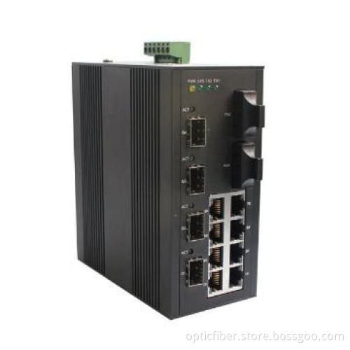 DIN-Rail Mount Industrial Management Ethernet Switch